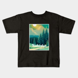 Nakiska Alberta Canada ski Kids T-Shirt